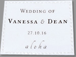 personalisation label