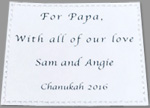 personalisation label